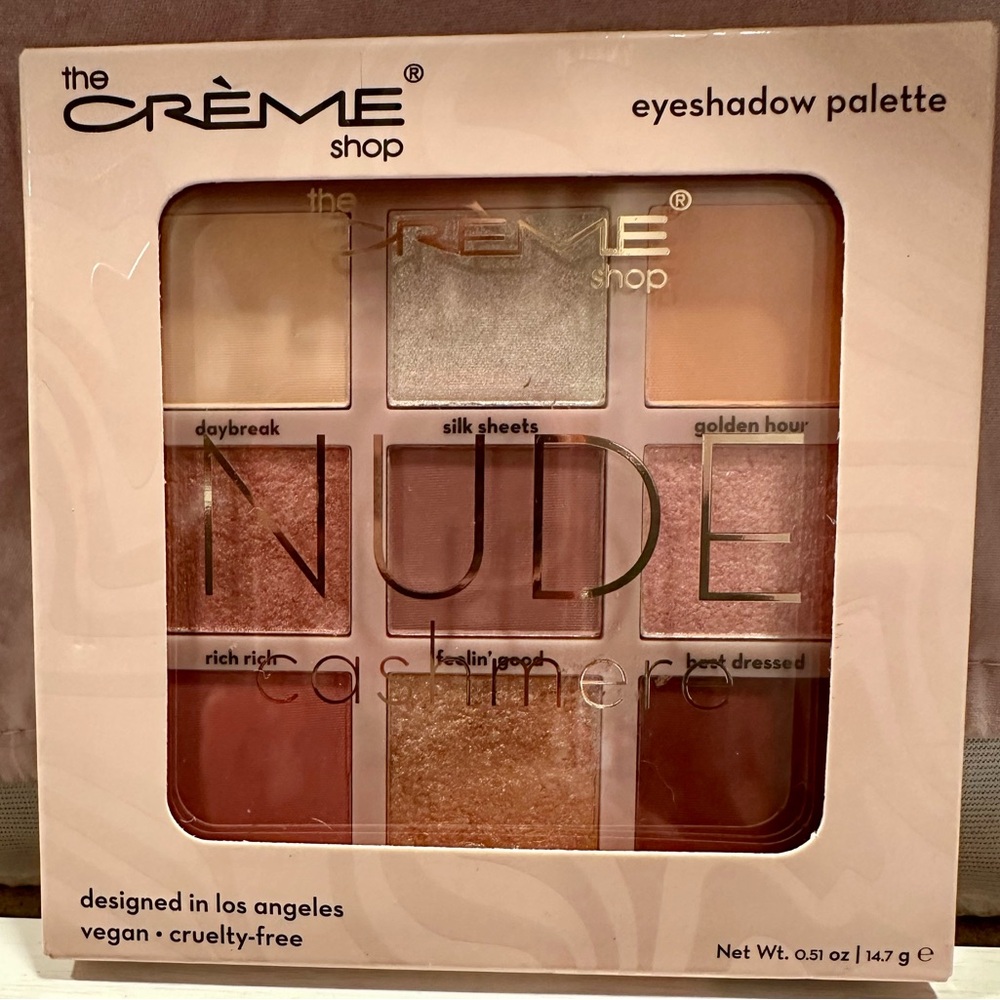 The Crème Shop Nude Cashmere Eyeshadow Palette - Picture 3 of 5